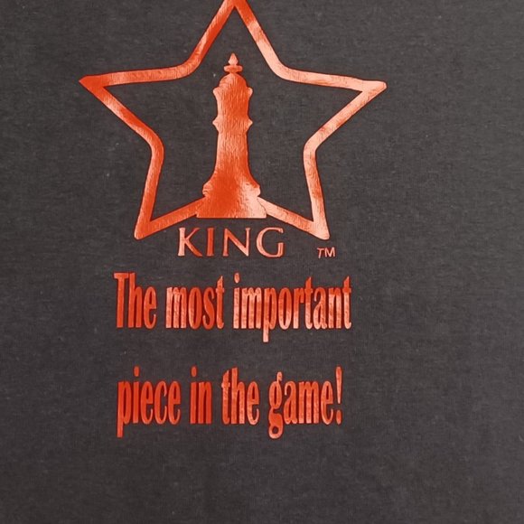 Medium Black T-shirt with Red trim - Picture 3 of 3